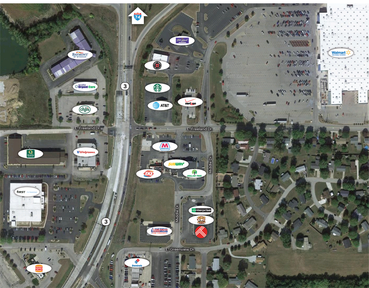 More Photos Of 2128 N Middle Dr, Greensburg Storefront Retail Office For Lease