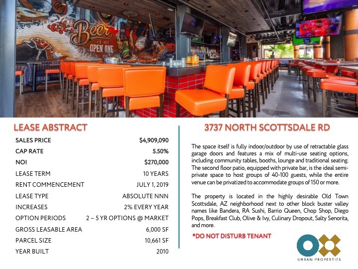 More Photos Of 3737 N Scottsdale Rd, Scottsdale Restaurant For Sale