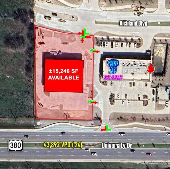 More Photos Of 1221 E University Dr, Prosper General Retail For Lease
