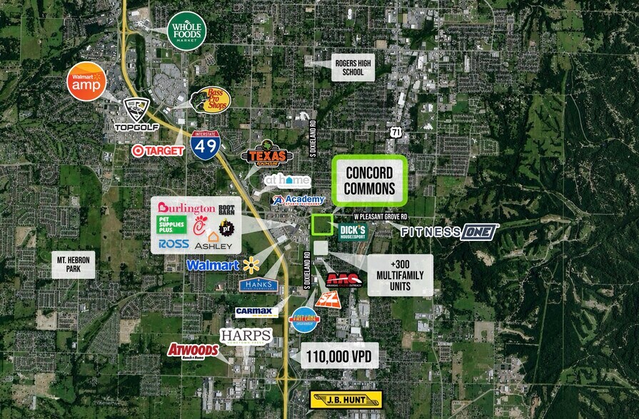 More Photos Of 1723 W Pleasant Grove Rd, Rogers General Retail For Lease