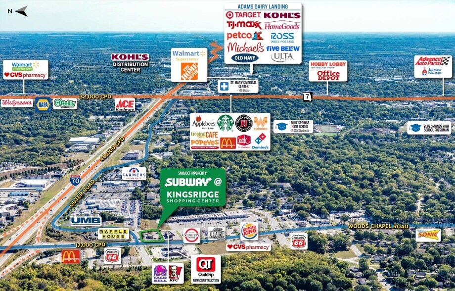 More Photos Of 1498 NW Woods Chapel Rd Rd, Blue Springs Fast Food For Lease