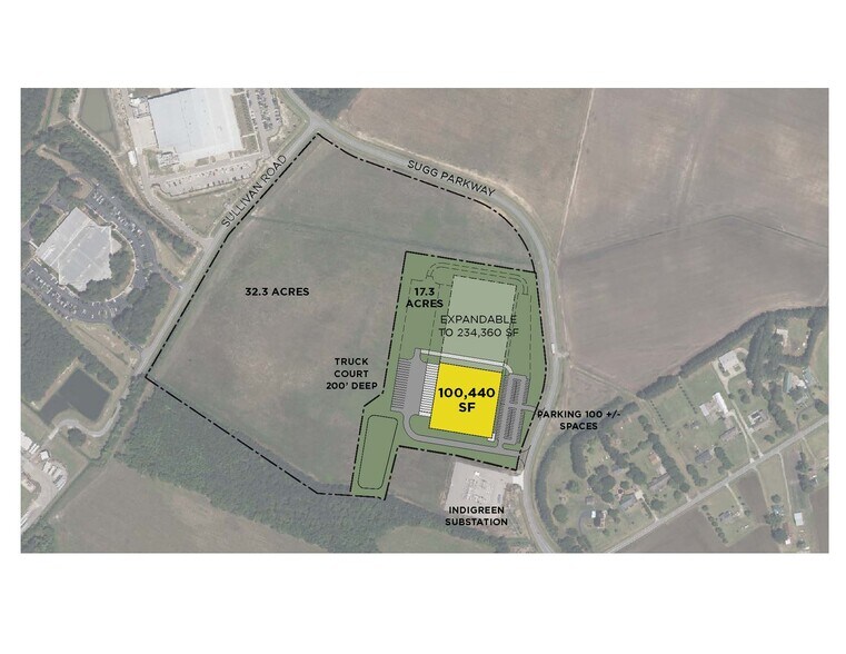 More Photos Of 1370 Sugg Parkway, Greenville Manufacturing For Lease