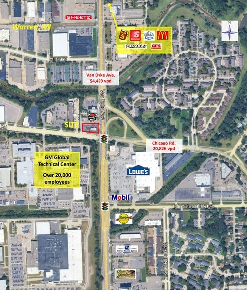 Primary Photo Of 31301 Van Dyke Ave, Warren Fast Food For Sale