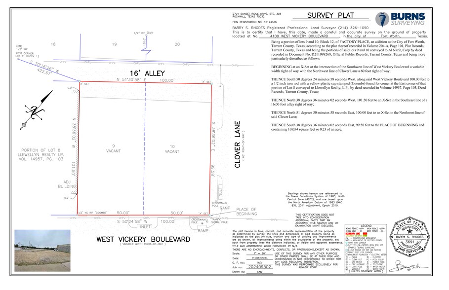 More Photos Of 4100 W Vickery Blvd, Fort Worth Land For Lease
