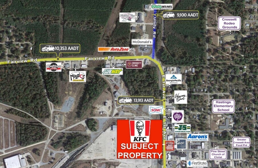 More Photos Of 201 E 1st Ave, Crossett Fast Food For Lease