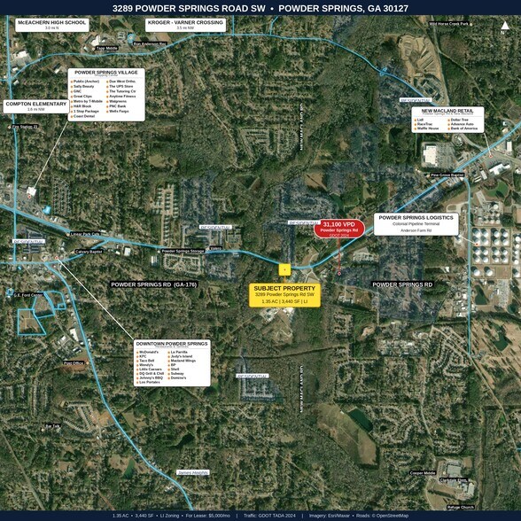 More Photos Of 3289 Powder Springs Rd, Powder Springs Warehouse For Lease