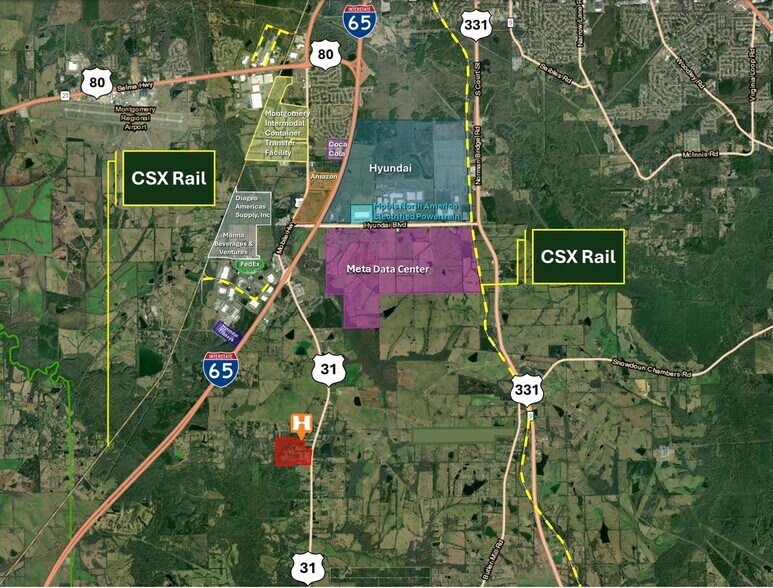Primary Photo Of 9712 US Highway 31, Hope Hull Land For Sale