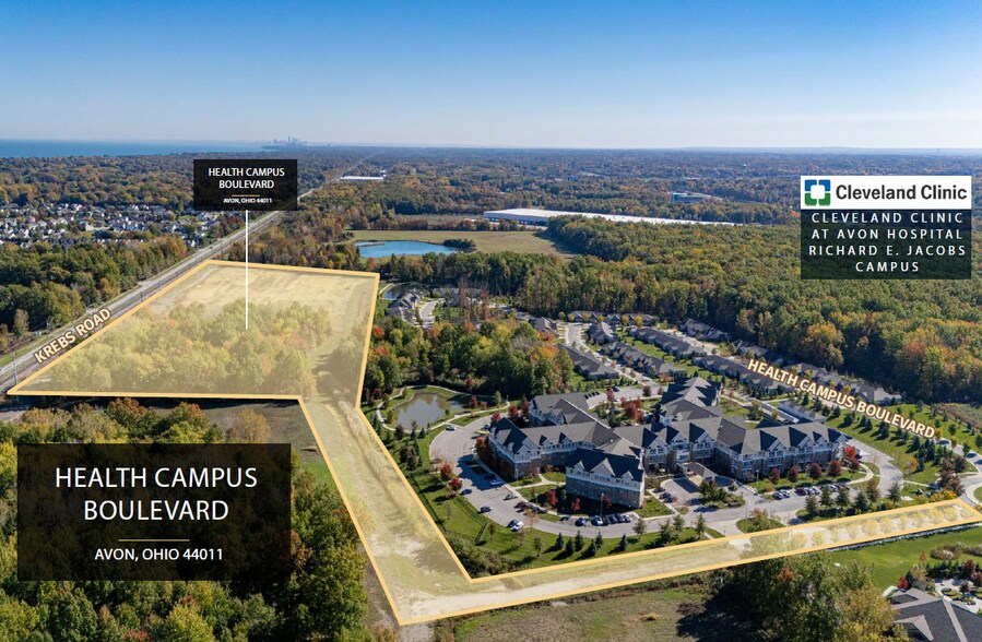 Primary Photo Of Health Campus Blvd @ Krebs Road, Avon Land For Sale