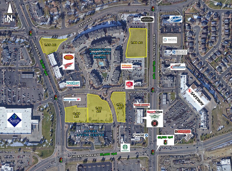 Primary Photo Of Thornton Parkway & Washington Street - PAD SITES, Thornton Land For Lease