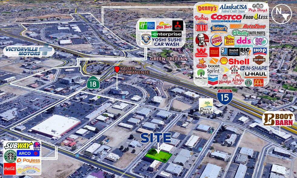 More Photos Of 15329 Bonanza Rd, Victorville Showroom For Lease
