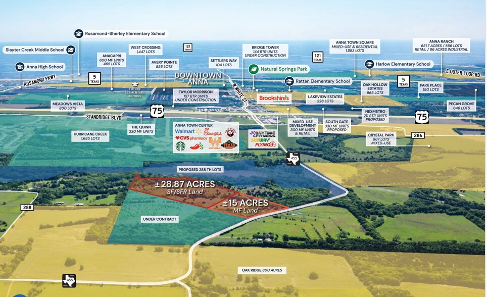 Primary Photo Of SEQ of FM 455 and CR 288, Anna Land For Sale