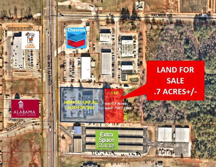 More Photos Of 10849-A County Line Road, Madison Land For Sale