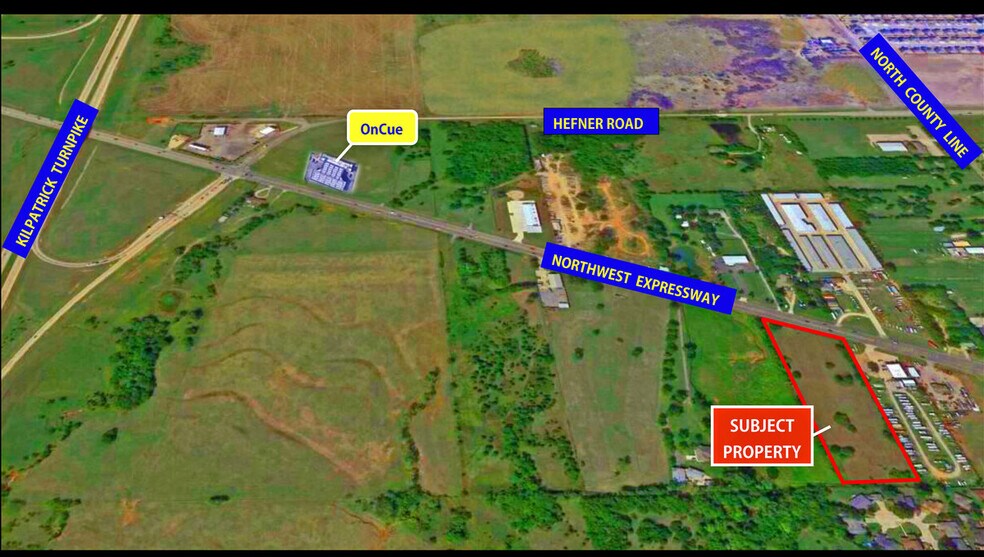 More Photos Of 9130-9140 NW Expy, Yukon Land For Sale