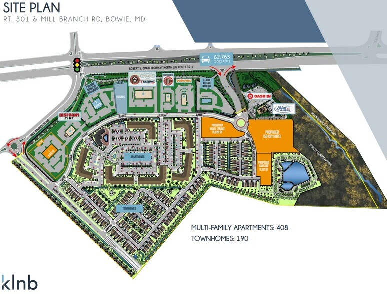 Primary Photo Of US 301 & Mill Branch, Bowie Unknown For Lease