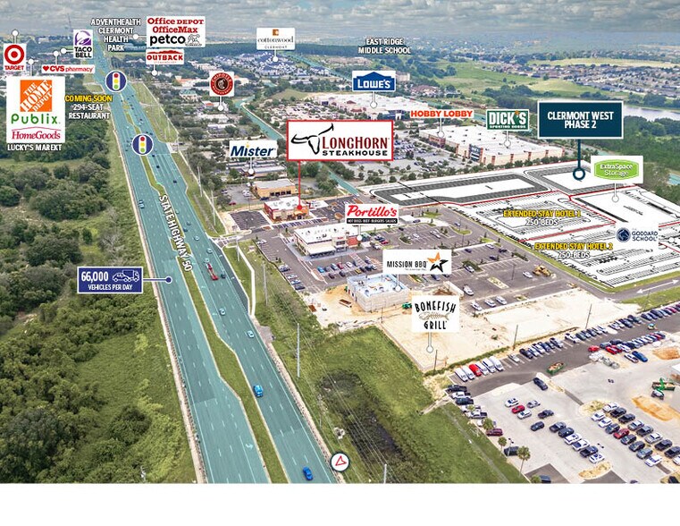 1275 E Highway 50, Clermont, FL 34711 Restaurant For Sale