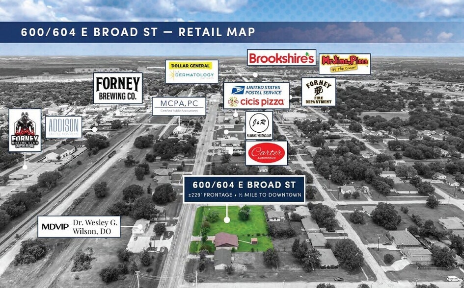 Primary Photo Of 604 E Broad St, Forney Office Residential For Sale
