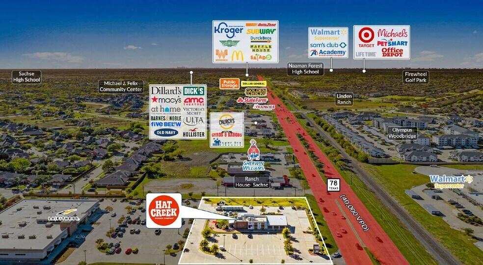 More Photos Of 7700 Texas 78, Sachse Restaurant For Sale