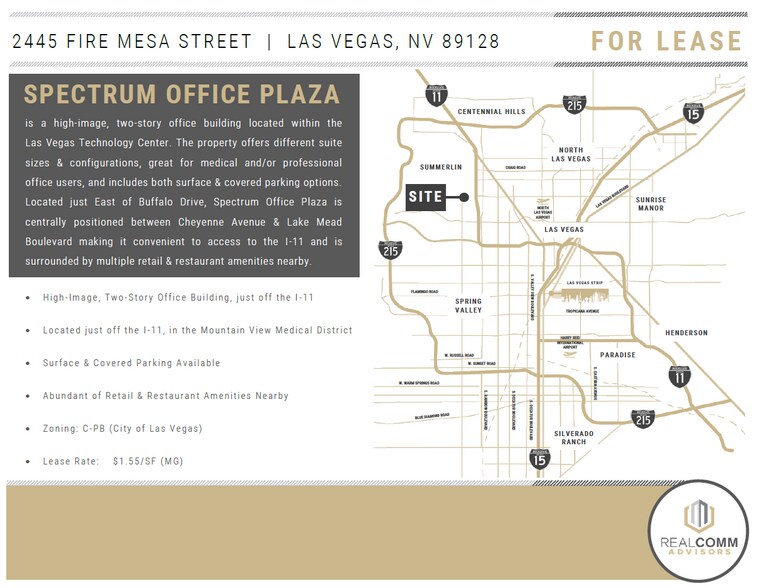 More Photos Of 2445 Fire Mesa St, Las Vegas Medical For Lease