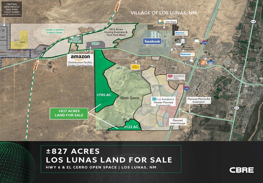 Primary Photo Of Hwy 6 @ I-25, Los Lunas Land For Sale