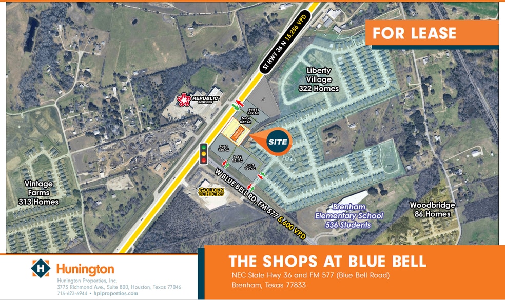 Primary Photo Of NEC State Hwy 36 and FM 577, Brenham General Retail For Lease