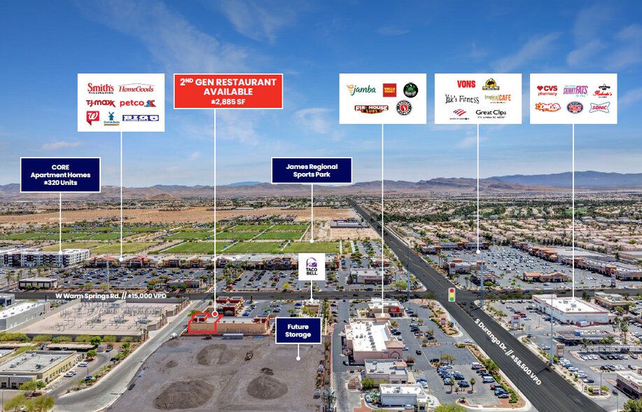More Photos Of 8530 W Warm Springs Rd, Las Vegas Restaurant For Lease