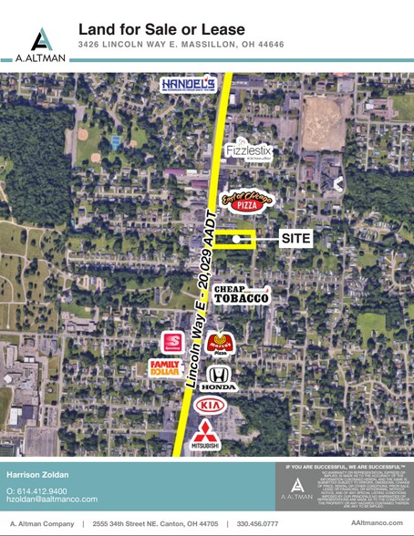 More Photos Of 3426 E Lincoln Way E, Massillon Land For Sale