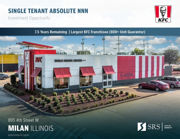 Primary Photo Of 895 4th St W, Milan Fast Food For Sale