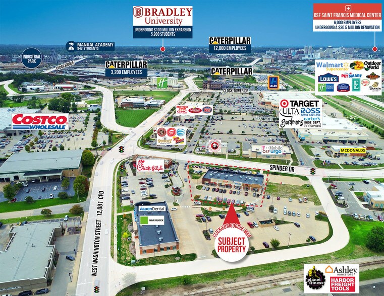 More Photos Of 112 Spinder Dr, East Peoria General Retail For Lease