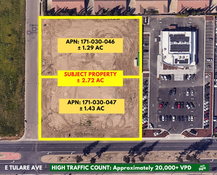 Primary Photo Of 1 E Tulare Ave, Tulare Land For Sale