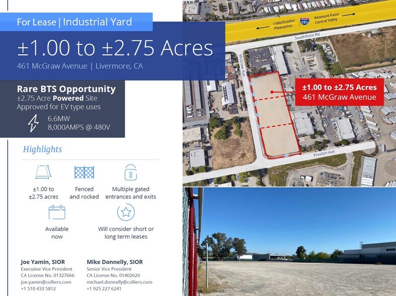Primary Photo Of 461 McGraw Ave, Livermore Land For Lease