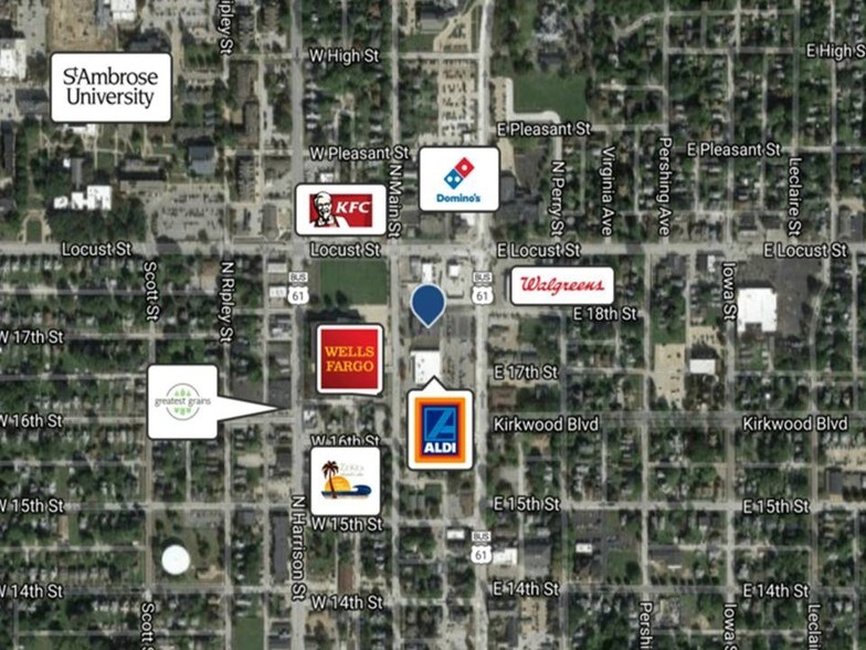 More Photos Of 1706 Brady St, Davenport General Retail For Lease