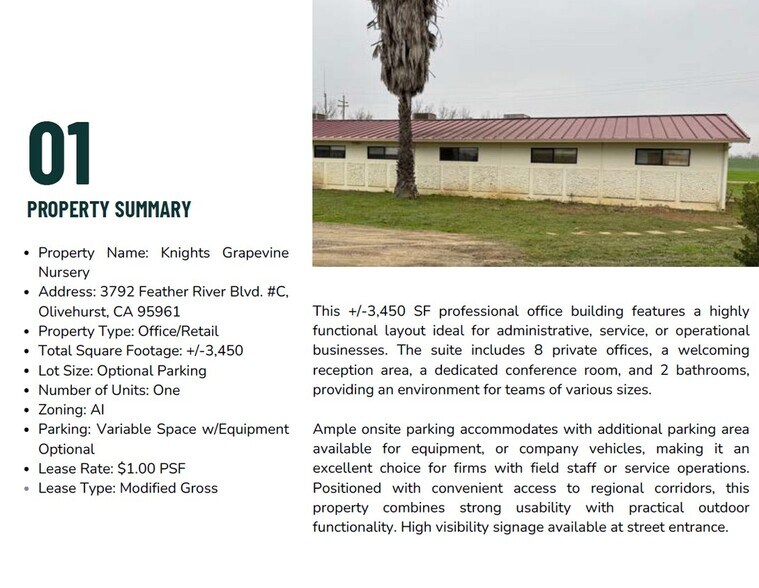 More Photos Of 3792 Feather River Blvd, Olivehurst Office For Lease