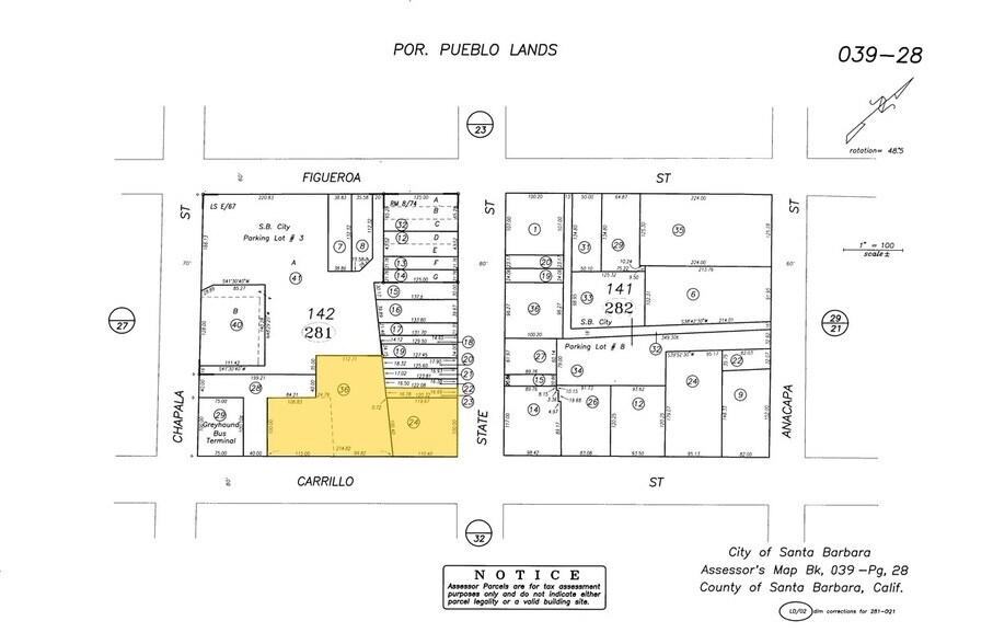 Primary Photo Of 1001 State St, Santa Barbara Office For Sale