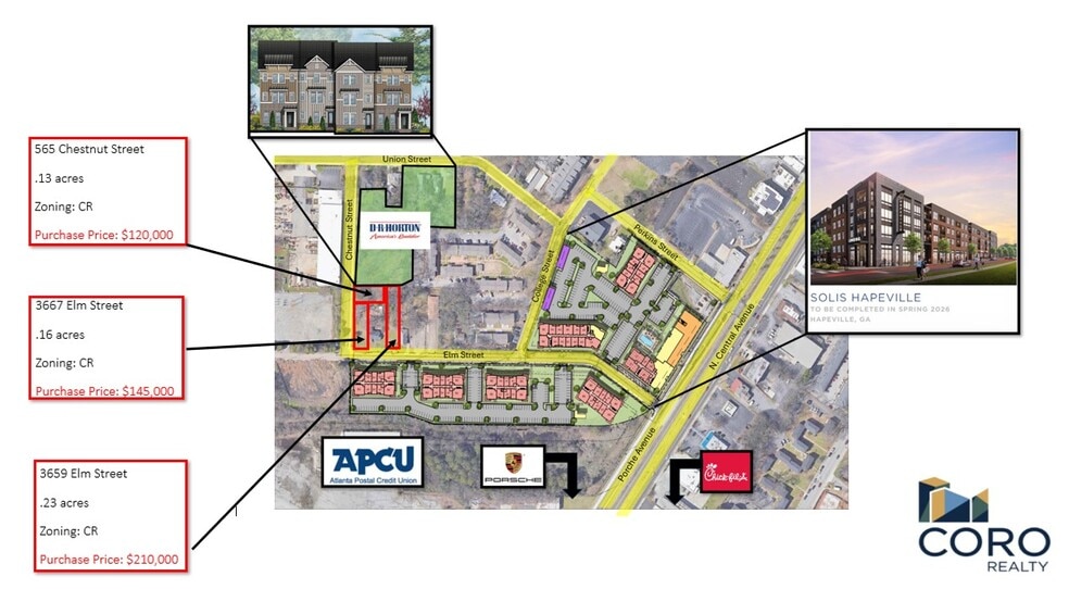 Primary Photo Of 3659 Elm St, Atlanta Land For Sale