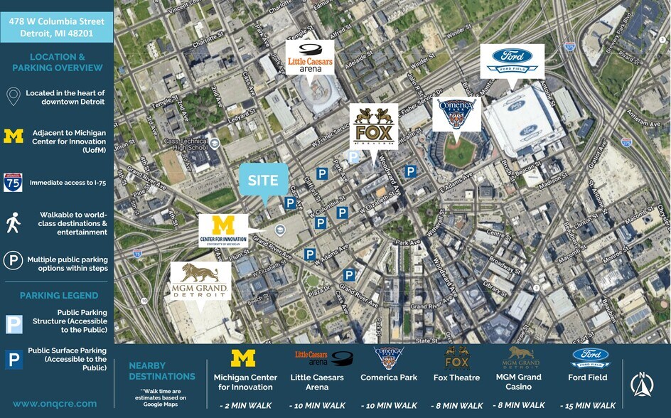 More Photos Of 478 W Columbia St, Detroit Freestanding For Lease