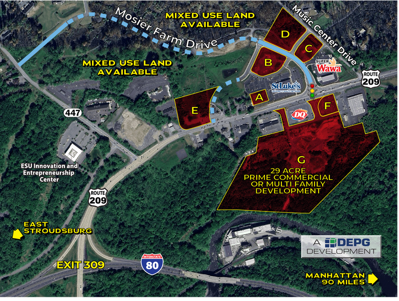 Primary Photo Of Route 209 & Music Center Dr, East Stroudsburg General Retail For Lease