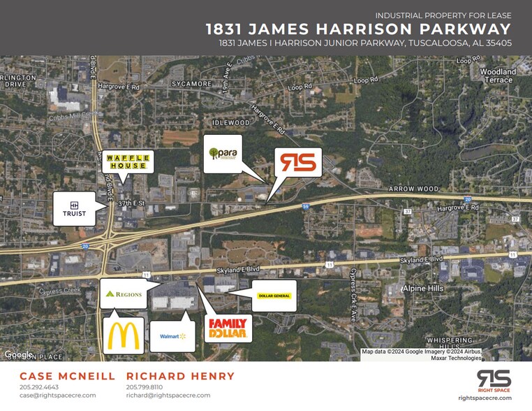 More Photos Of 1831 James I Harrison Jr Pky E, Tuscaloosa Light Manufacturing For Lease