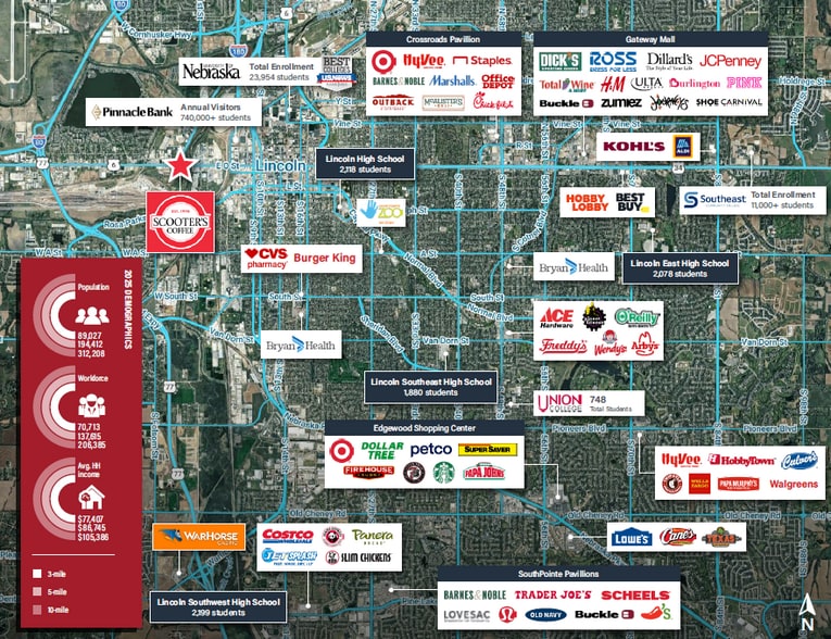 More Photos Of 401 W O St, Lincoln Fast Food For Sale