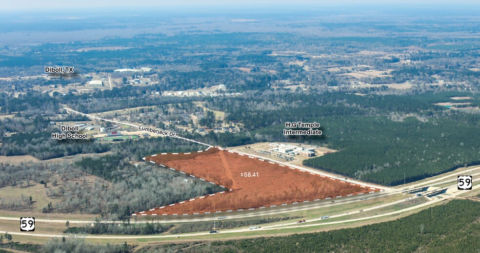 More Photos Of Lumberjack Dr. @ HWY 69, Diboll Land For Sale