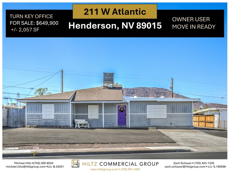 Primary Photo Of 211 W Atlantic Ave, Henderson Office For Sale