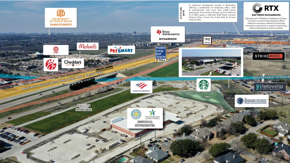 More Photos Of SH 190 and N. Garland Ave., Garland Land For Sale