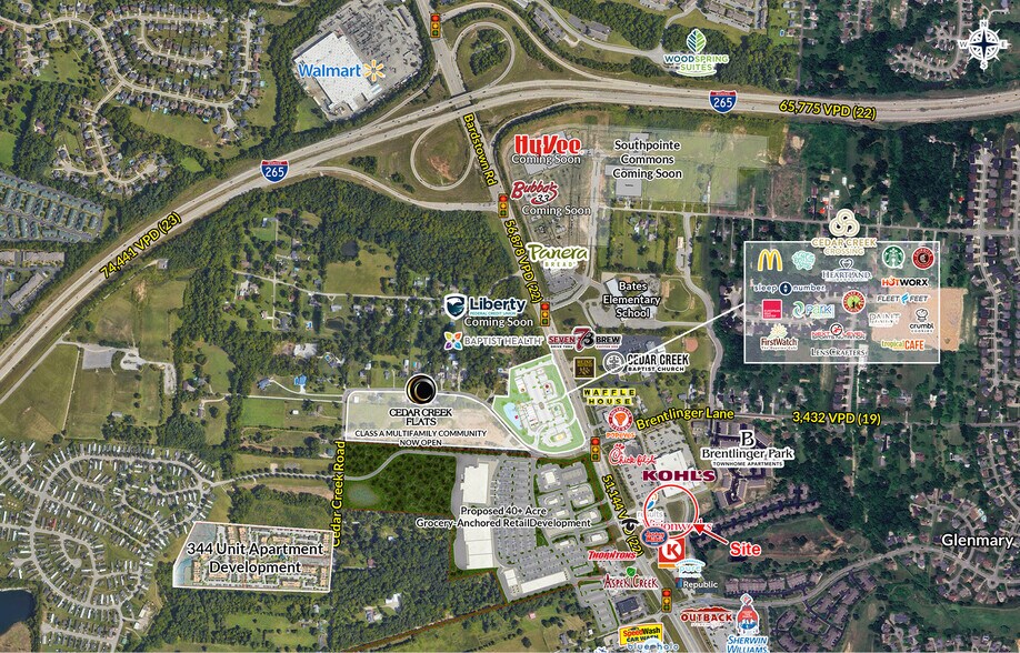 More Photos Of 7931-7945 Bardstown Rd, Louisville General Retail For Lease