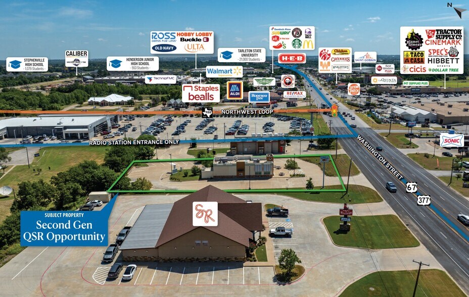More Photos Of 3015 W Washington St, Stephenville Fast Food For Sale