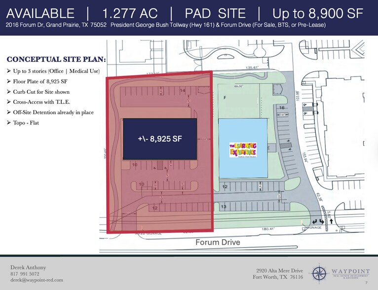More Photos Of 2016 Forum Dr, Grand Prairie Land For Sale