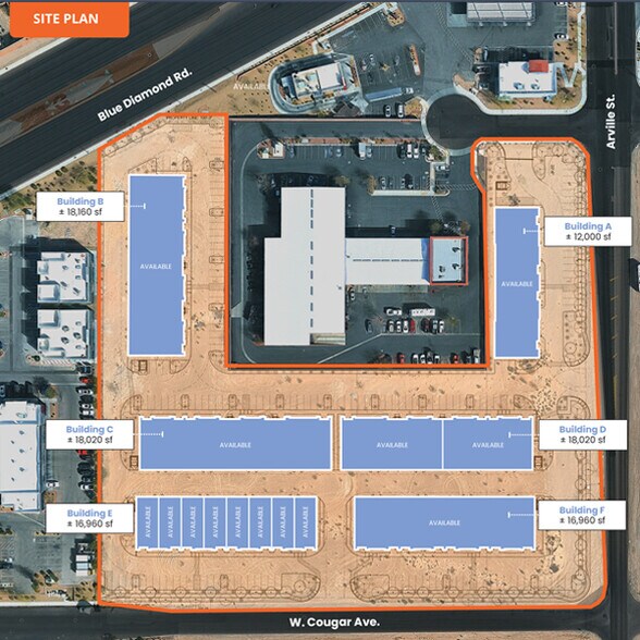 More Photos Of Blue Diamond Road & Arville Street Rd, Las Vegas Unknown For Lease