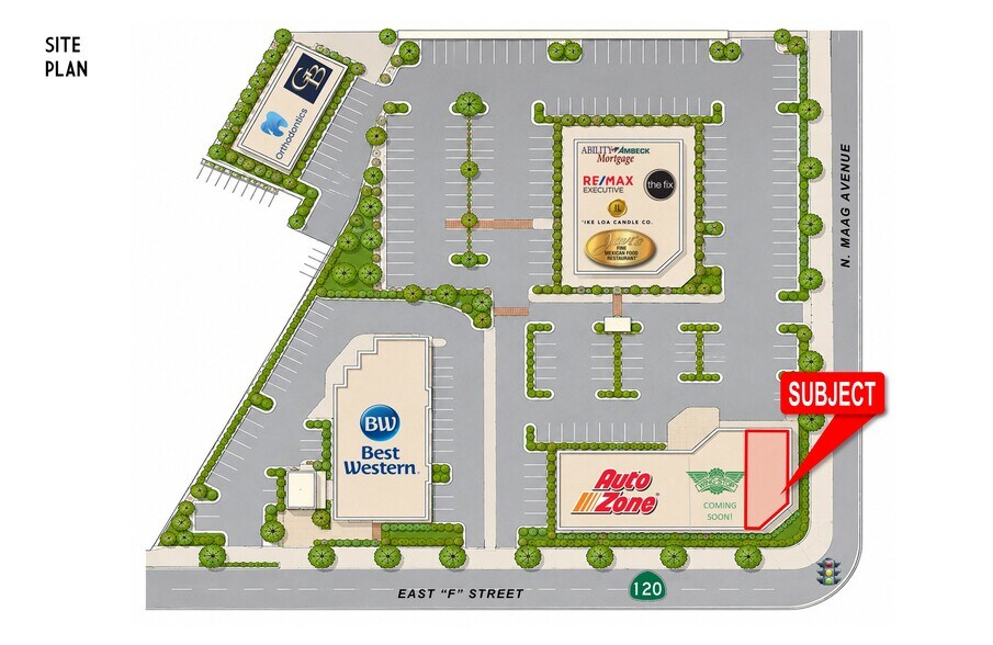 More Photos Of 1474-1484 E F St, Oakdale Storefront For Lease