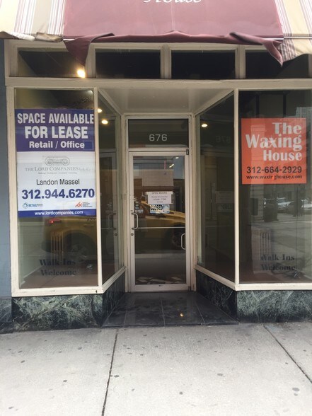 More Photos Of 674-676 N Dearborn St, Chicago Storefront Retail Residential For Lease