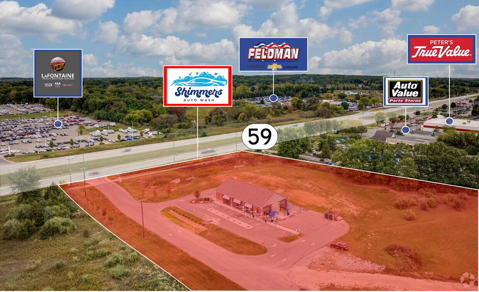 More Photos Of 3507 W Highland Rd, Milford Freestanding For Sale