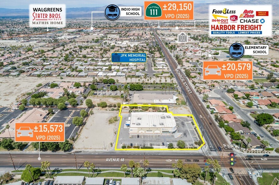 More Photos Of 47985 Monroe St, Indio Drugstore For Lease