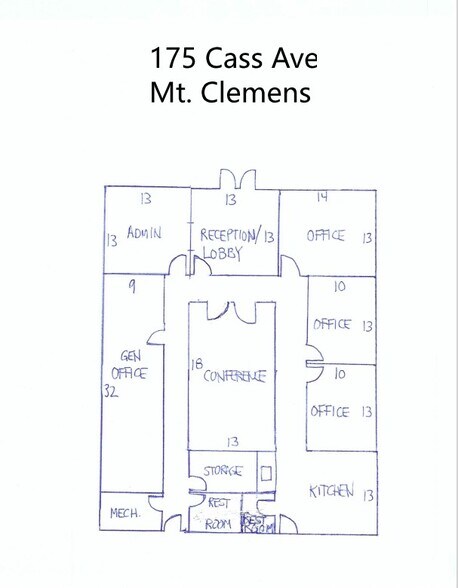 More Photos Of 175 Cass Ave, Mount Clemens Office For Sale